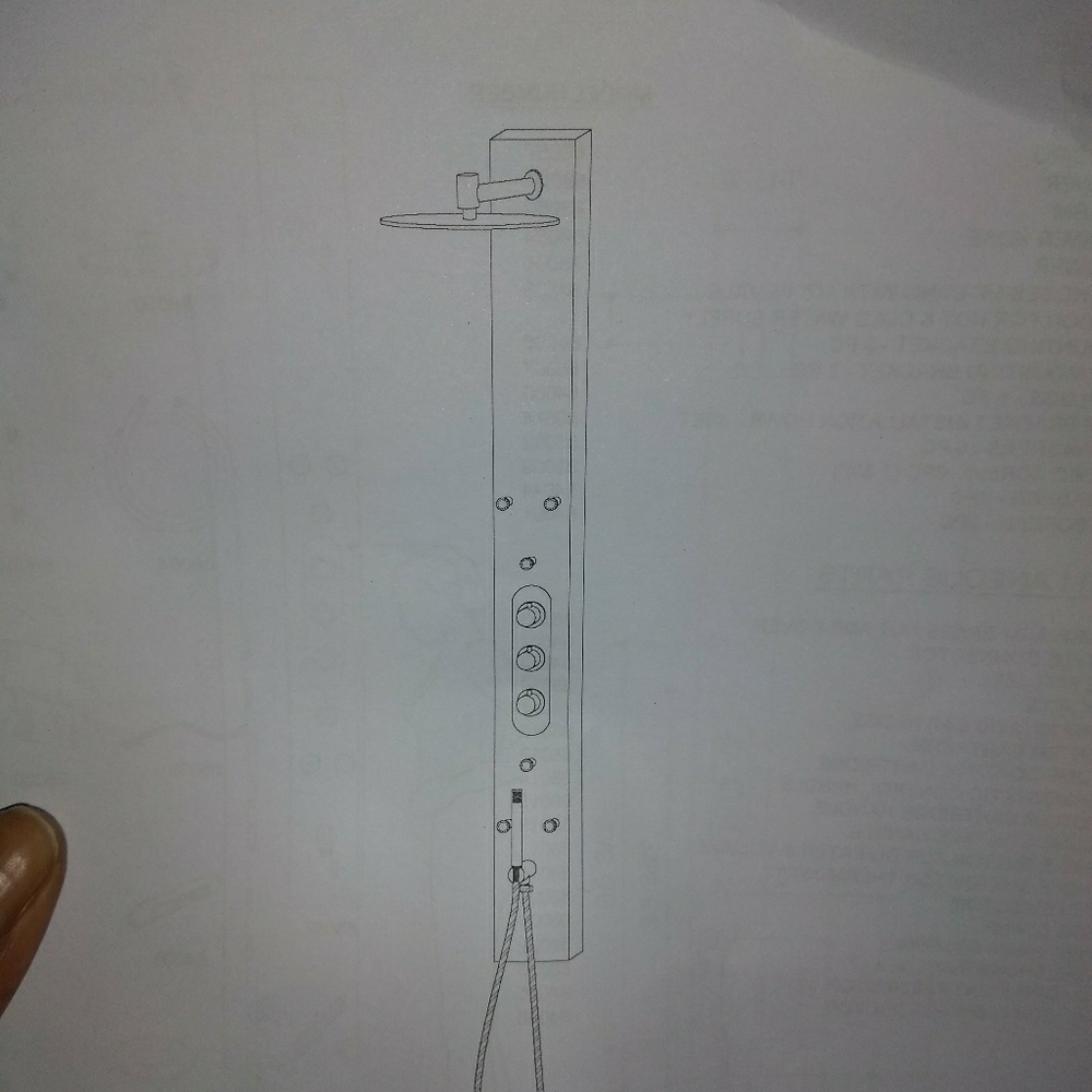 Wall shower.. by kohler